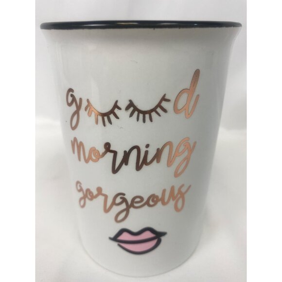 Tri-Coastal Design Makeup Brush Holder Organizer Cup Ceramic - Picture 3 of 7